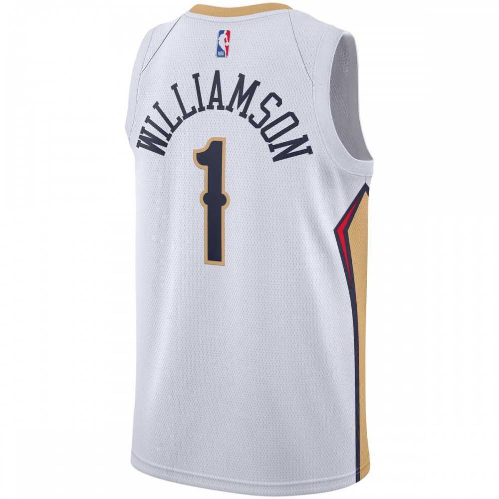 Zion Williamson New Orleans Pelicans 2019/2020 Swingman Jersey - Association Edition - White-Pro Kit Vault | Brand New 26/27 Sports Jerseys